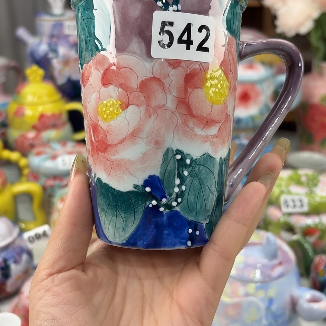 景德镇手绘高温釉下彩陶瓷茶具