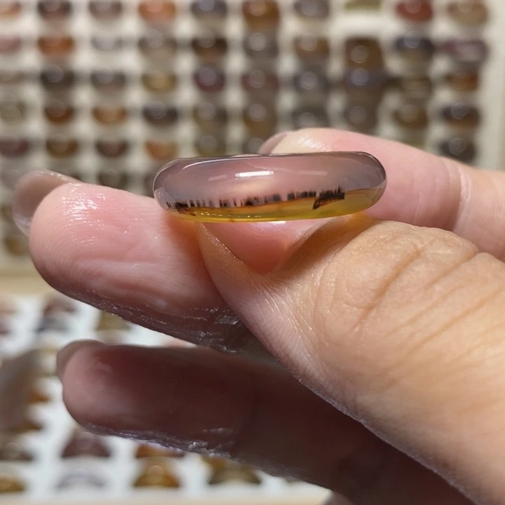 渔***头未镶嵌戒指玛瑙/玉髓