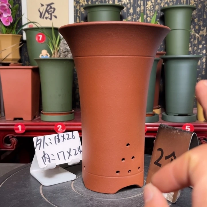 紫砂花盆紫砂花盆