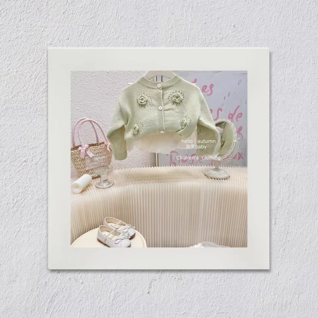 D41女童秋冬装洋气仙气新款时尚上衣