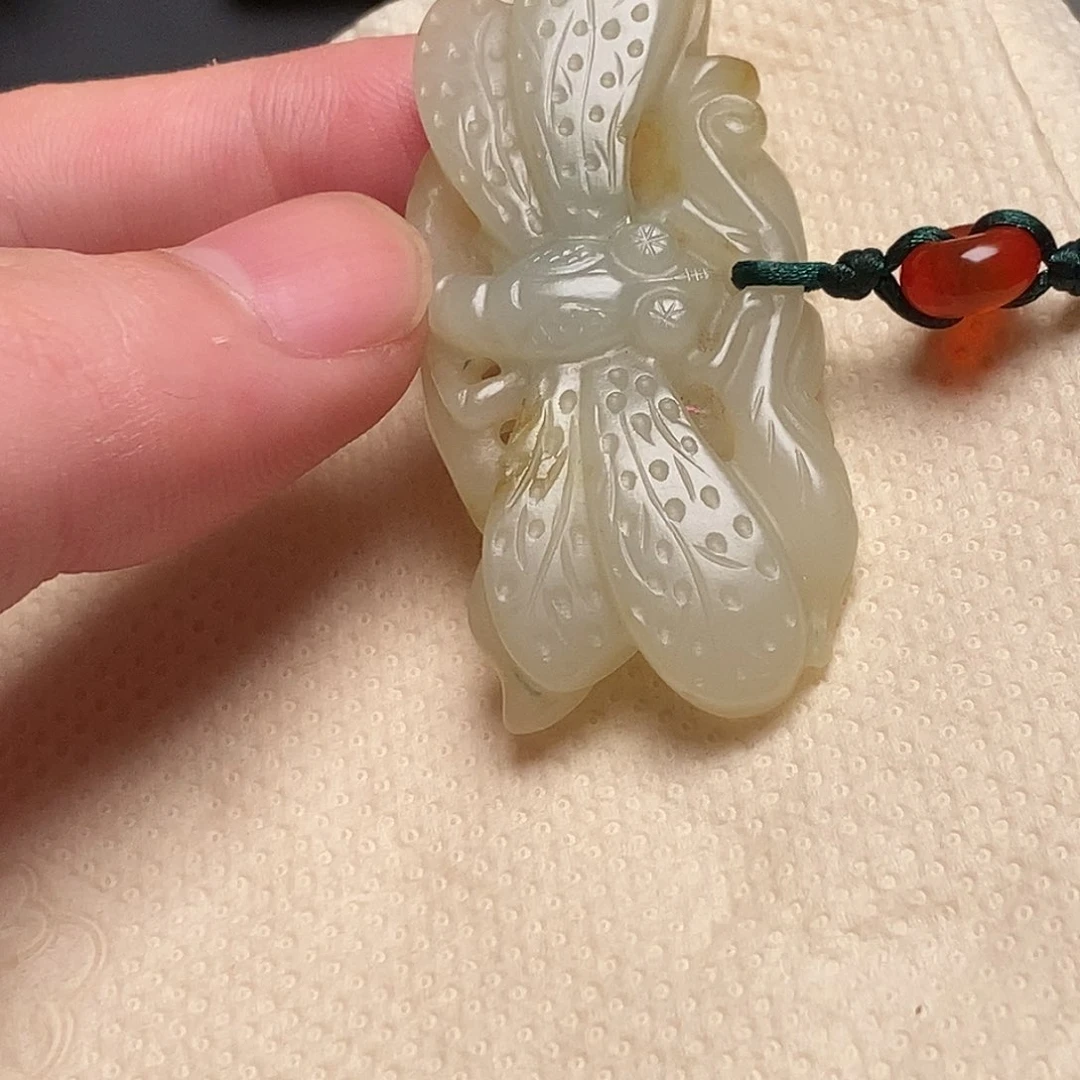 皮***丘和田玉未镶嵌挂件