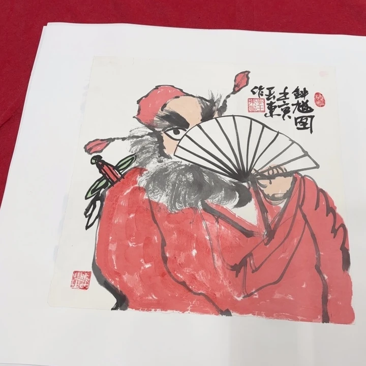 国画花鸟的翅膀和翅膀是一样