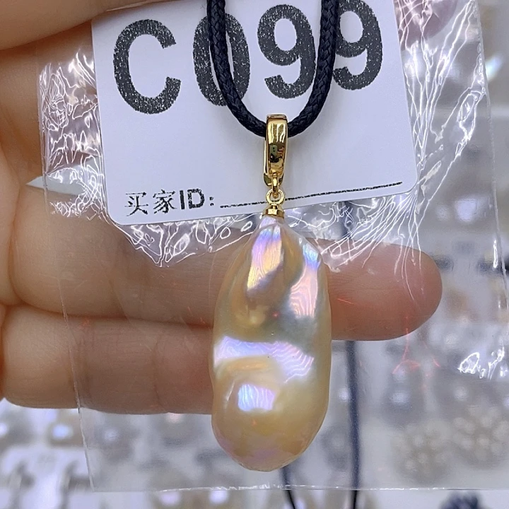 淡水珍珠颈饰银S925镶嵌