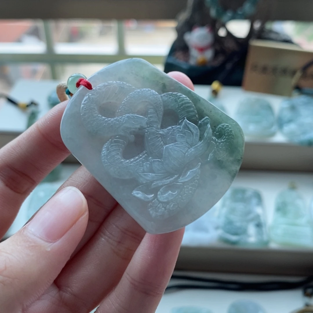 【闪购商品】颈饰未镶嵌翡翠天然缅甸A货翡翠