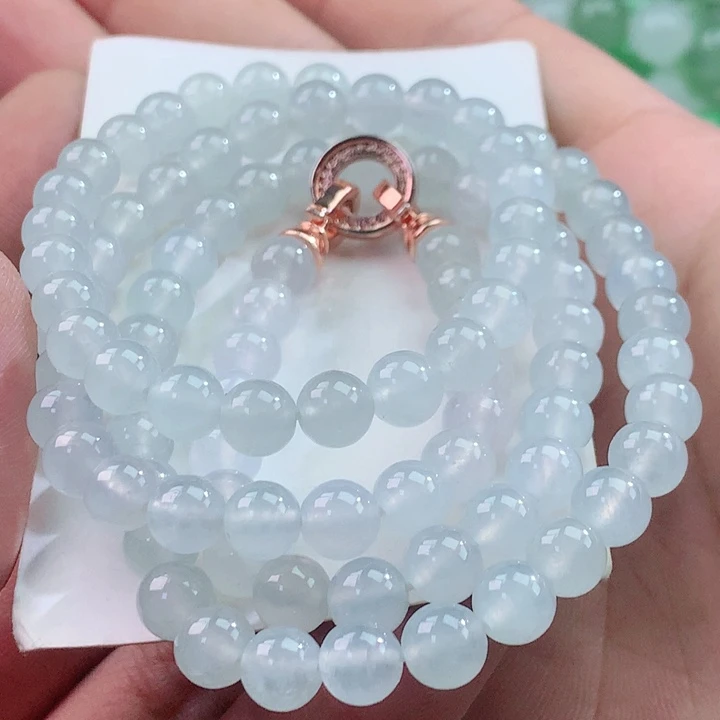 翡翠未镶嵌颈饰042卡7