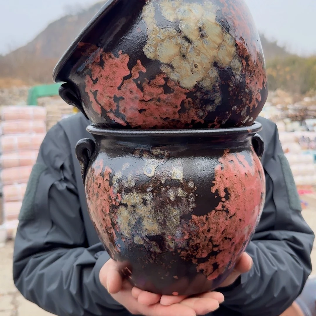 紫砂摆件口20高18（两个耳朵姹寂