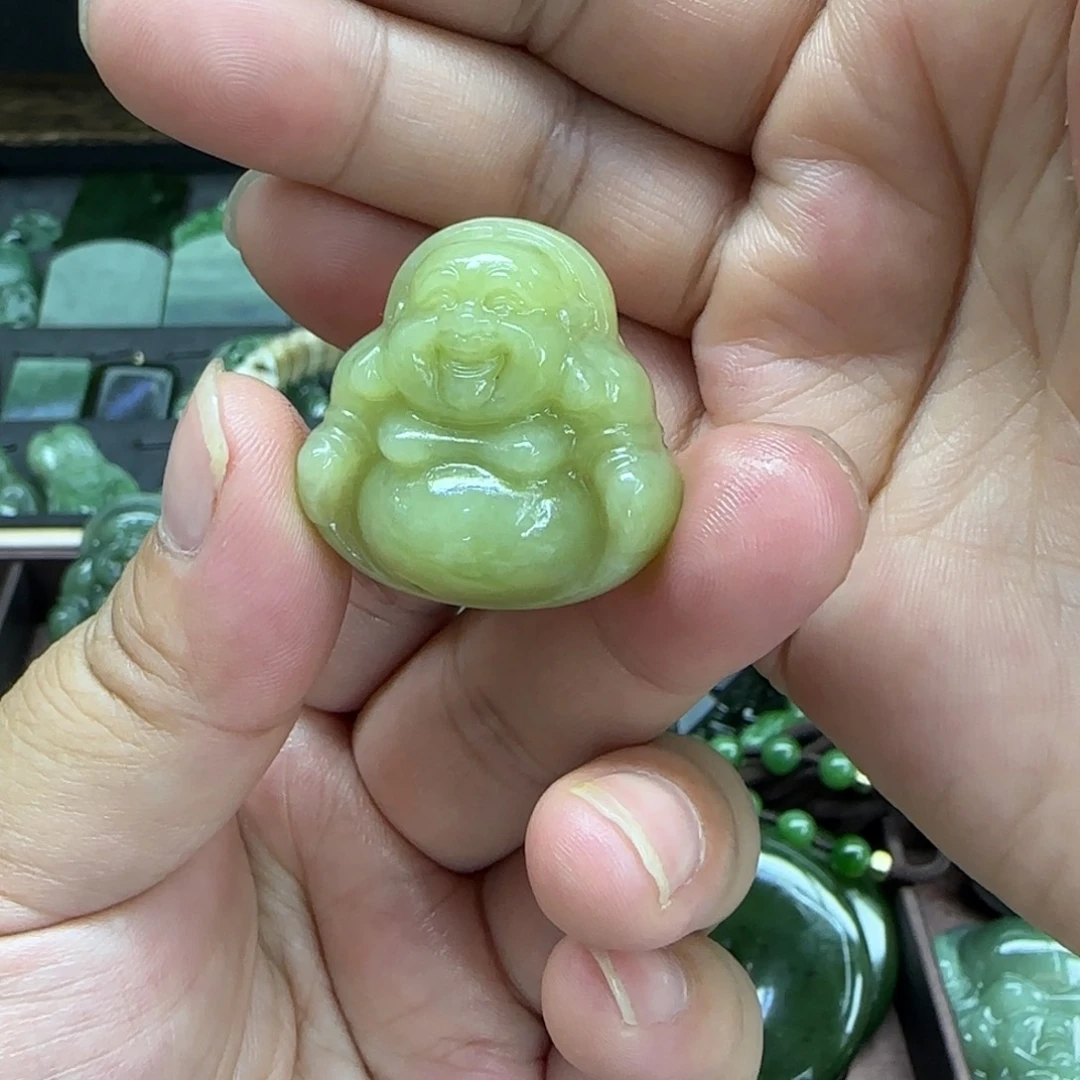 和田玉未镶嵌吊坠(不含链)