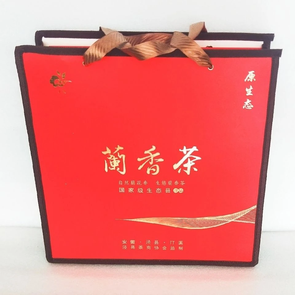 2025新汀溪兰香明前高山春绿茶叶高档礼盒可以开发票散装称重400g