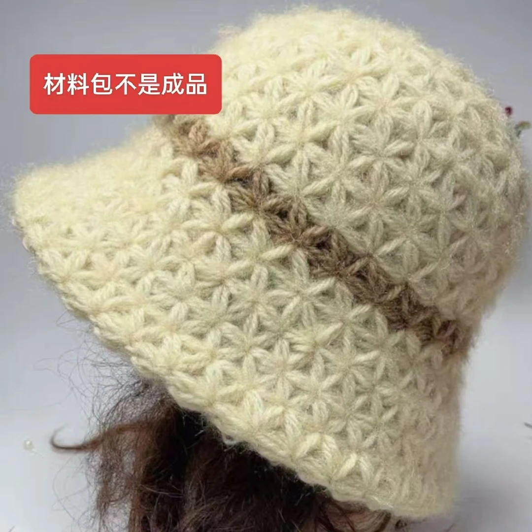 茉莉花帽子材料包线送工具教程