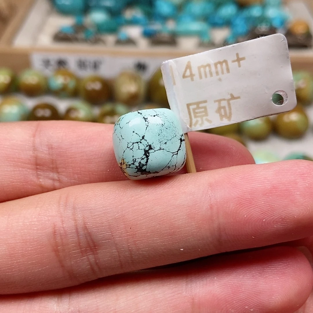 未镶嵌绿松石珠宝半成品
