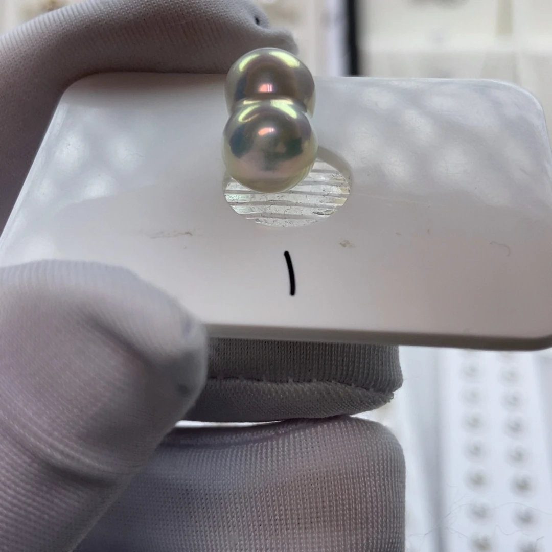 拍之前和我说减20块钱淡水珍珠银S925镶嵌8-14