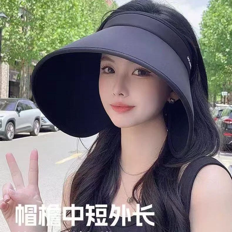 【盛夏晚晴】新款环绕式遮阳帽全脸防晒帽冰丝太阳帽