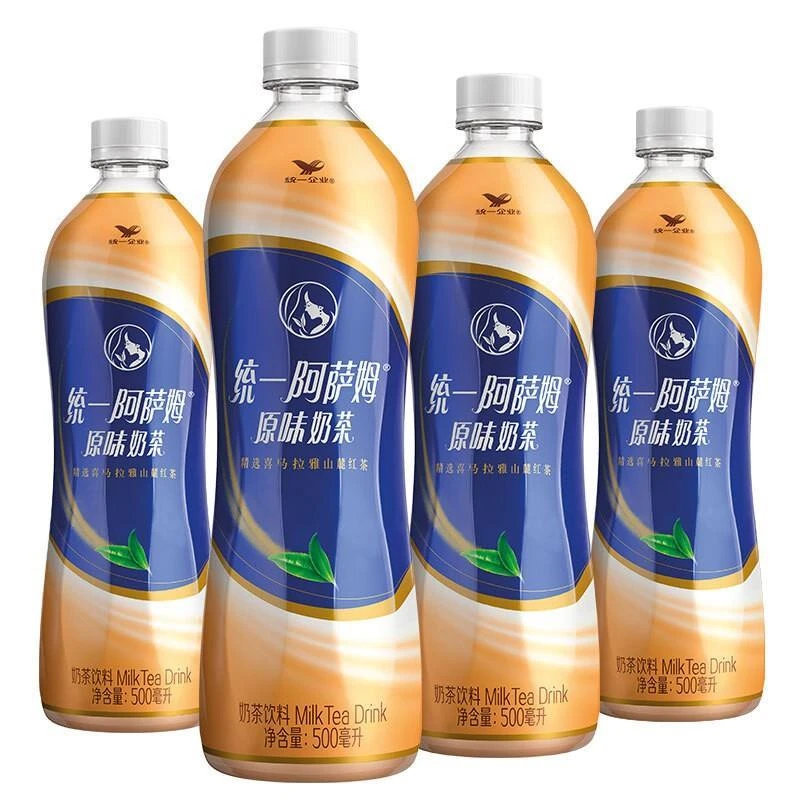 统一阿萨姆奶茶500*5瓶阿萨姆原味奶茶-