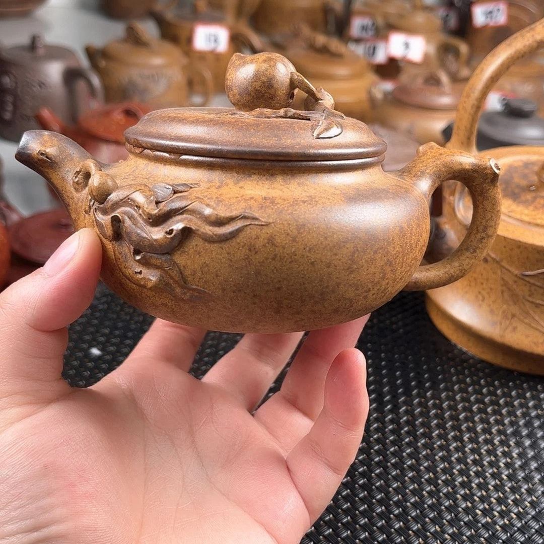 紫泥茶壶宜兴紫砂