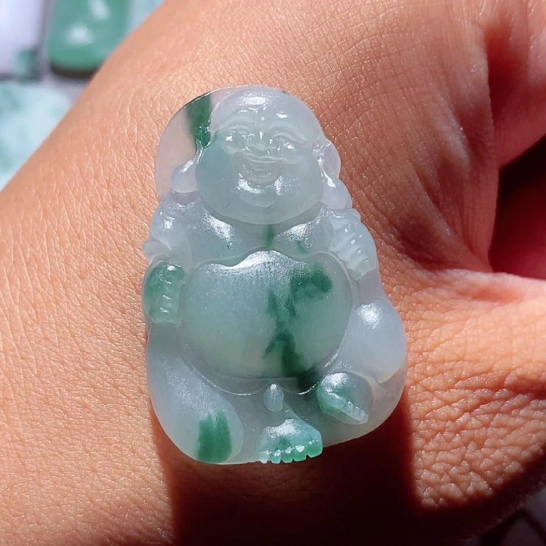 定制翡翠未镶嵌佛公