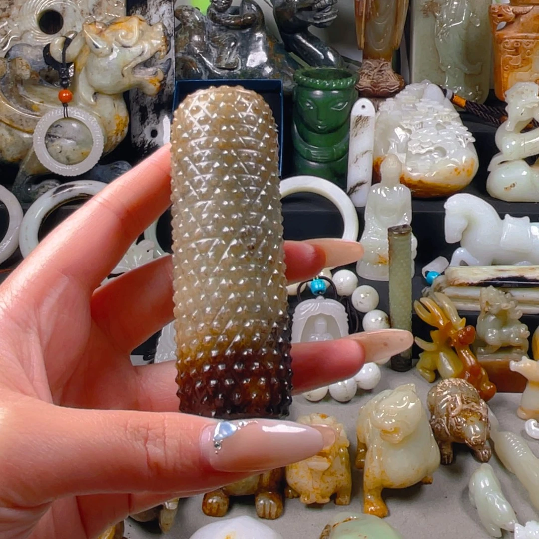 和田玉挂件未镶嵌玉*子