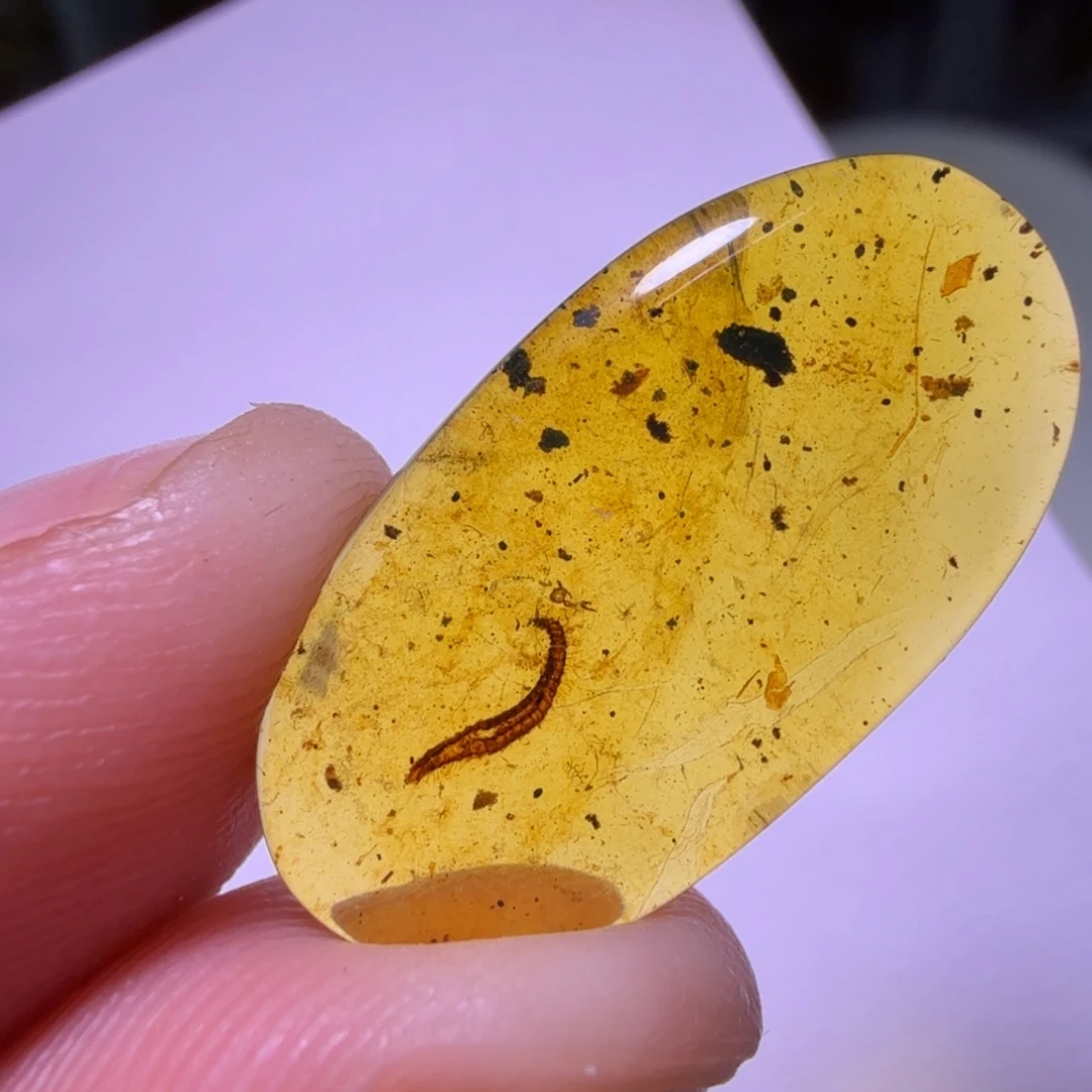 植***生琥珀未镶嵌裸石，，