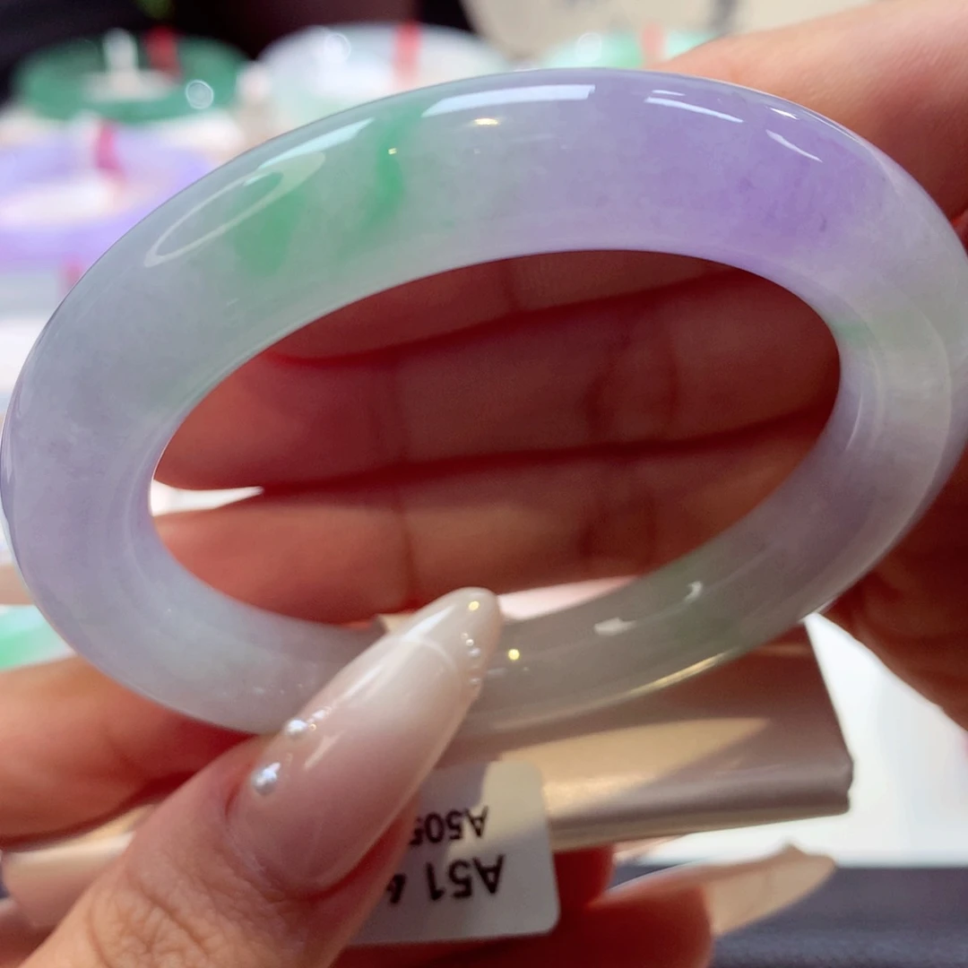 未镶嵌手镯翡翠圆条21号66