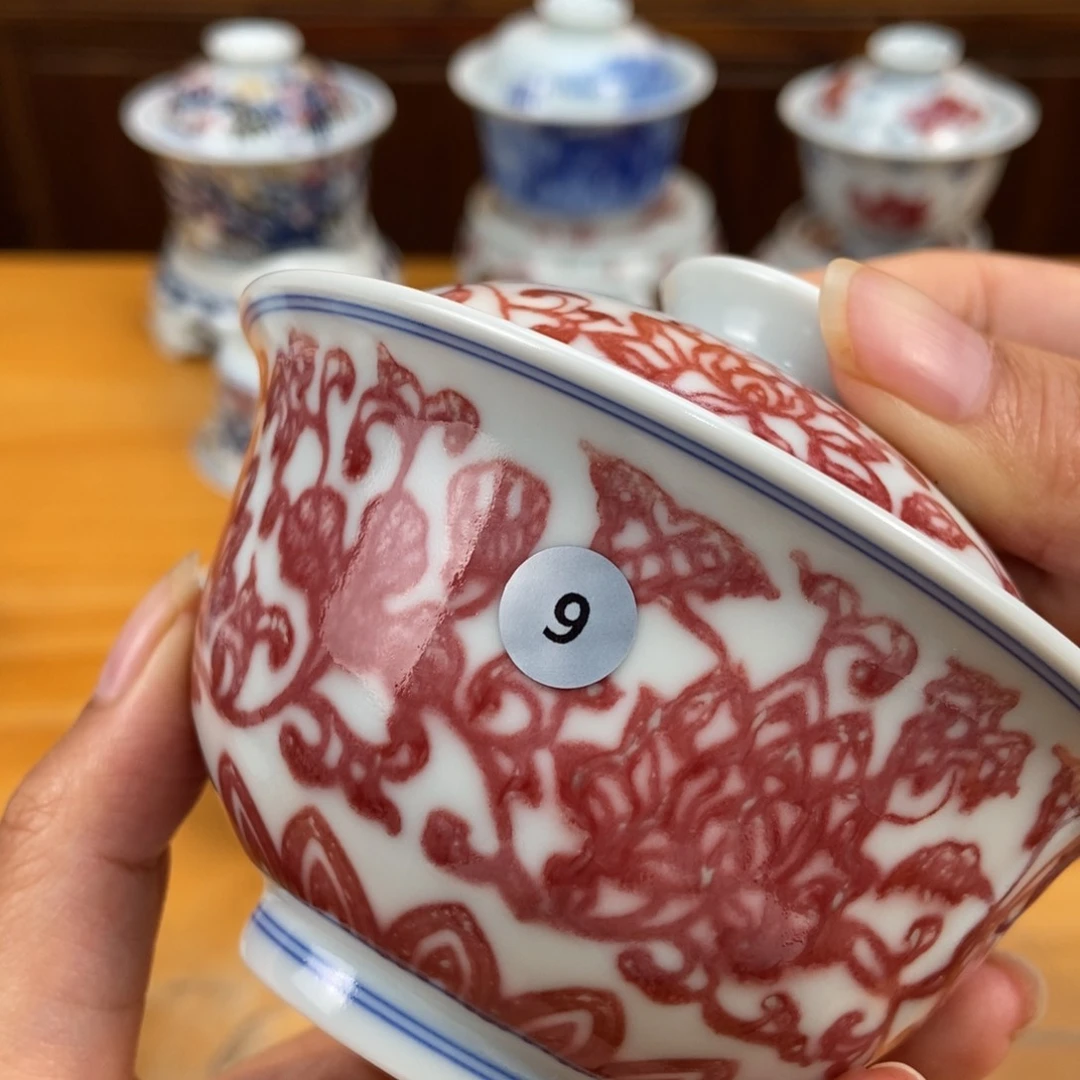 手绘现代茶具非古董