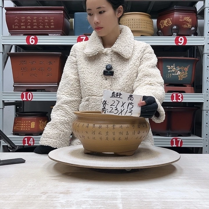 紫砂花盆紫砂花盆