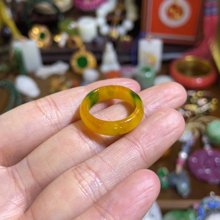翡翠未镶嵌戒指18.3精品精品精品精品