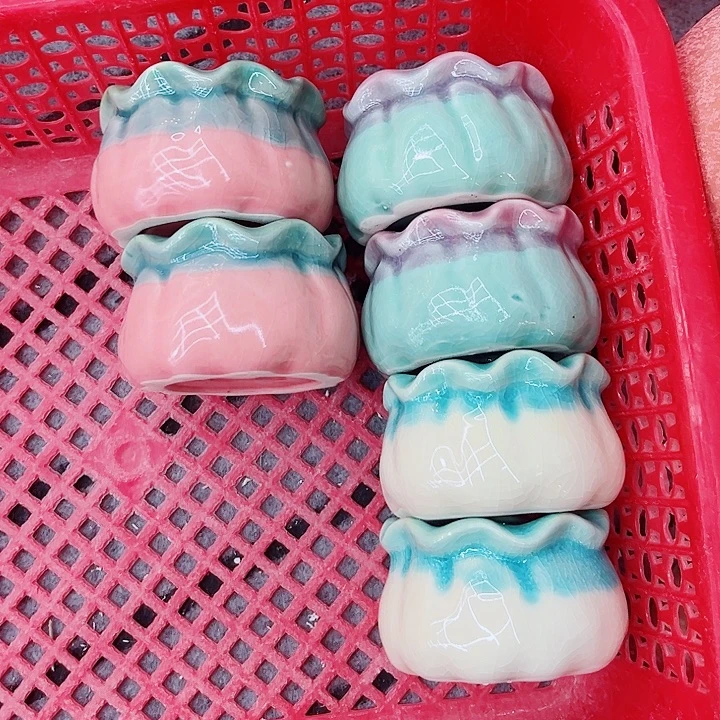 有孔，满10元发货多肉陶瓷花盆!