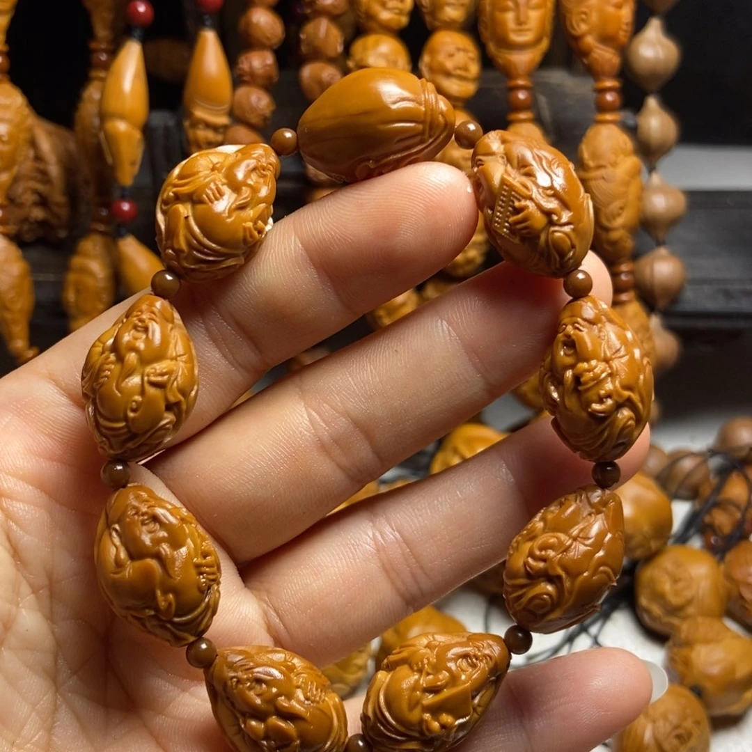 【闪购商品】手串/手链橄榄核荷叶财神