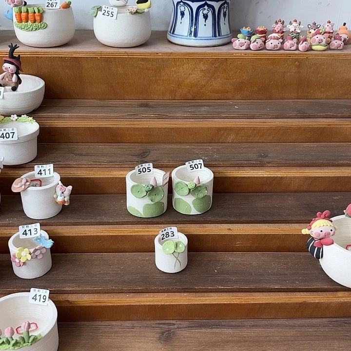 火****可爱卡通手捏手工制作