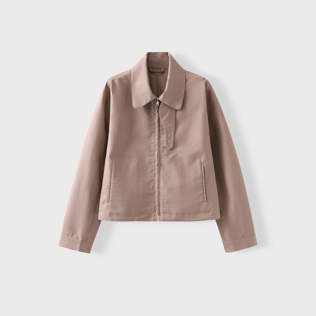 WLIN 【简颂  轻语】秋季新款 时尚百搭 风衣外套Qie