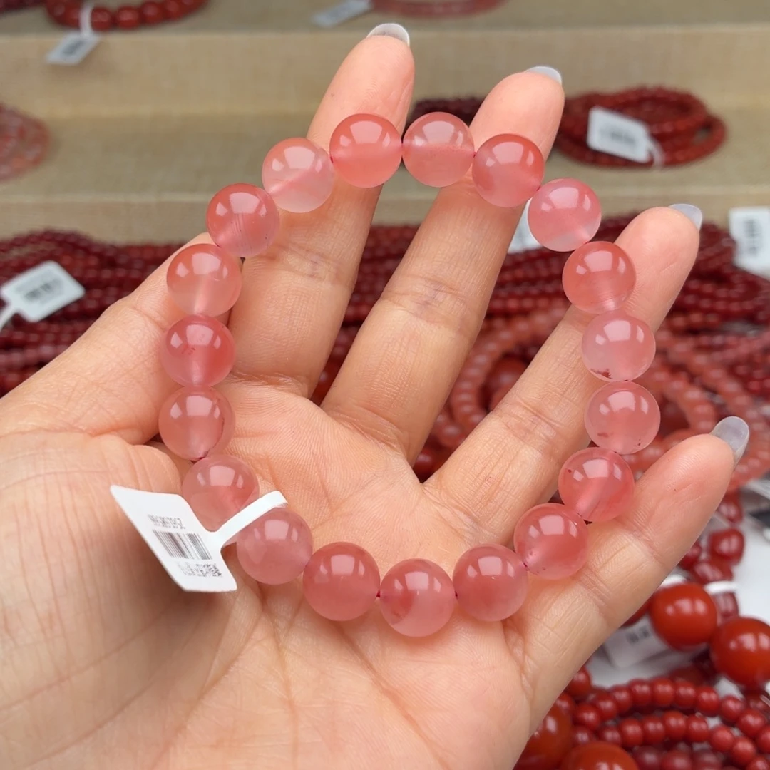 二***宝南红玛瑙未镶嵌手链