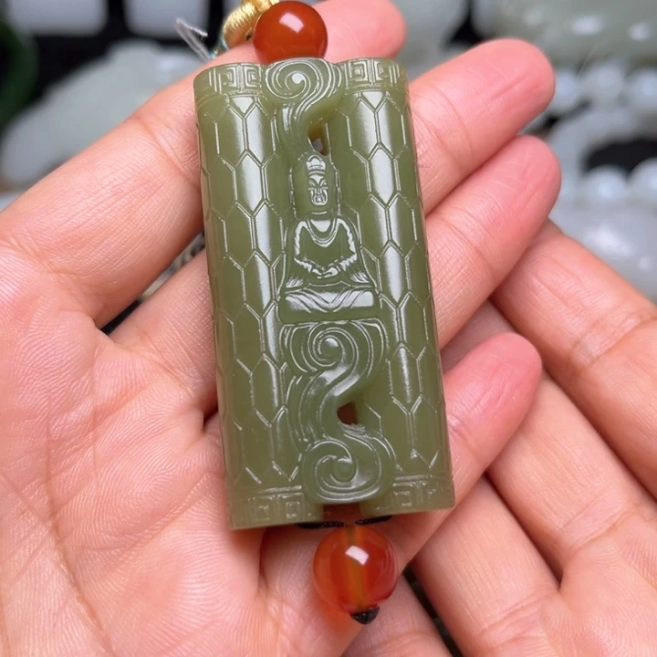 吊坠(不含链)未镶嵌和田玉