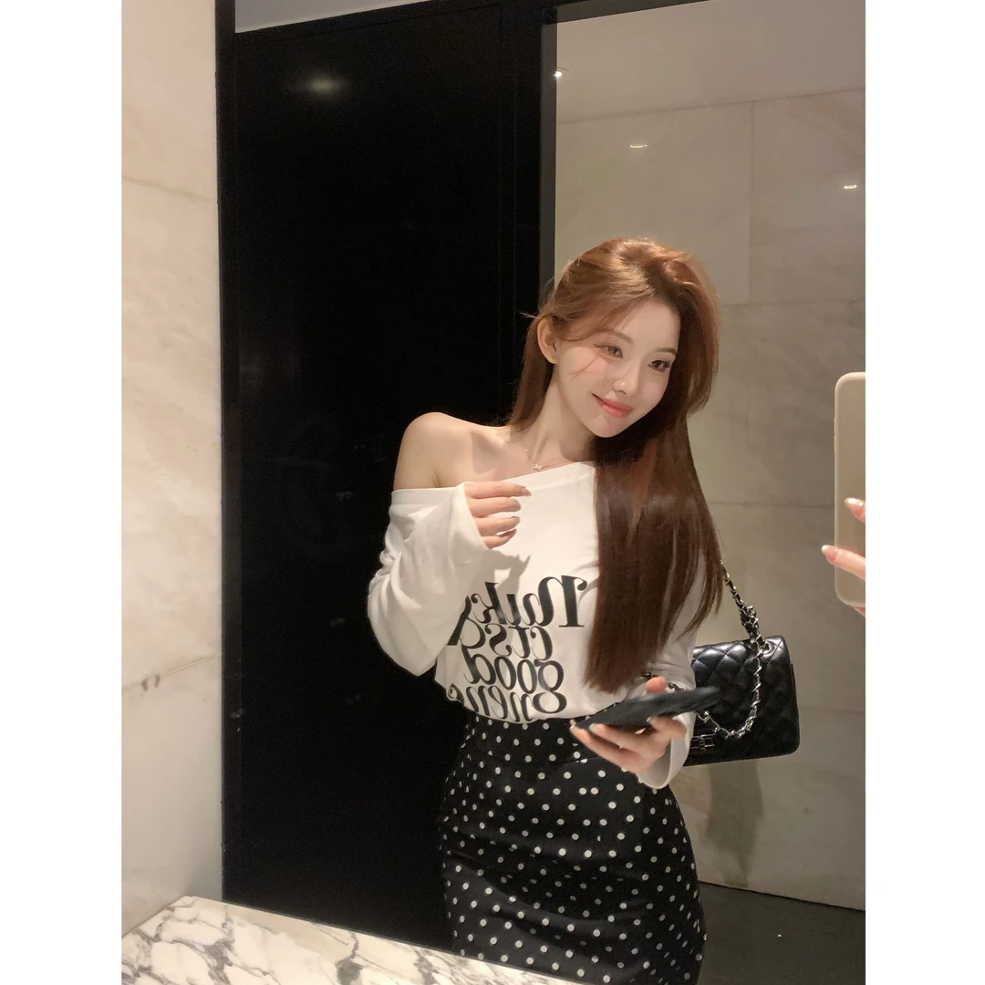 SZA【夏日微风】夏季新款韩系百搭好看圆领休闲长袖T恤上衣A-1815