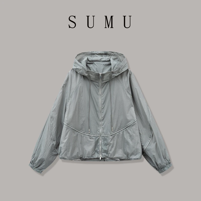 宿慕SUMU 女款外套 3-21 春季2025新款时尚百搭休闲外套M000VB