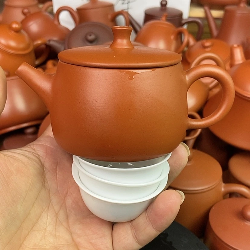【闪购商品】茶壶朱泥130cc