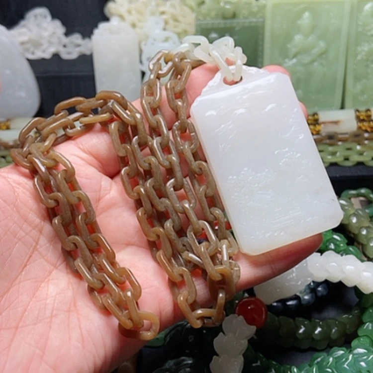 【闪购商品】和田玉未镶嵌颈饰