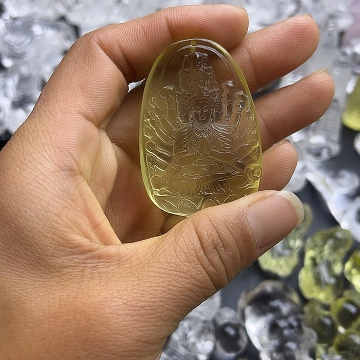 水晶摆件未镶嵌吊坠