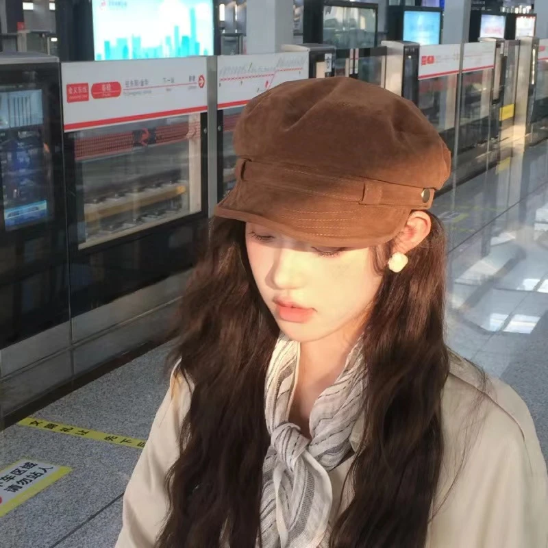 【千寻好物】2025秋冬新款咖色马术帽