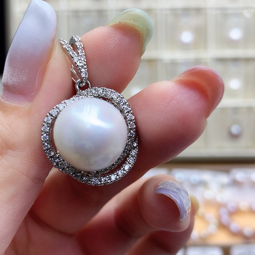 吊坠(赠链)合金淡水珍珠