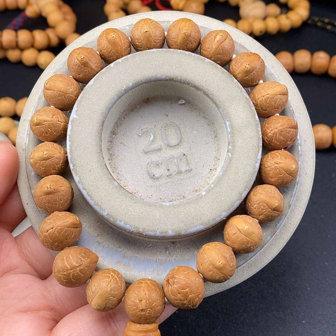 小***刘手串凤眼菩提C104-k40凤眼菩提12铁子突眼