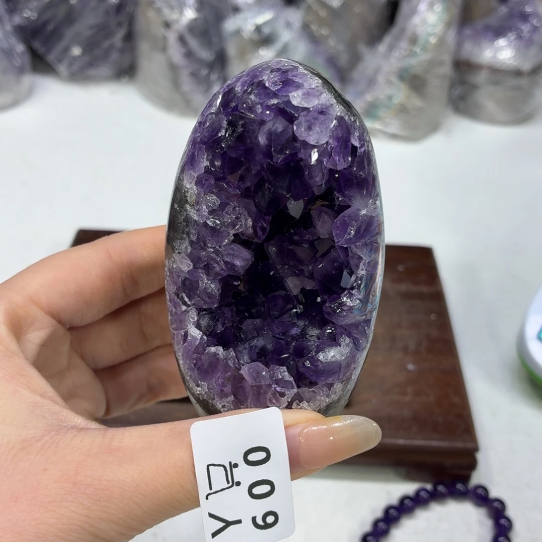 未镶嵌眼镜紫晶水晶