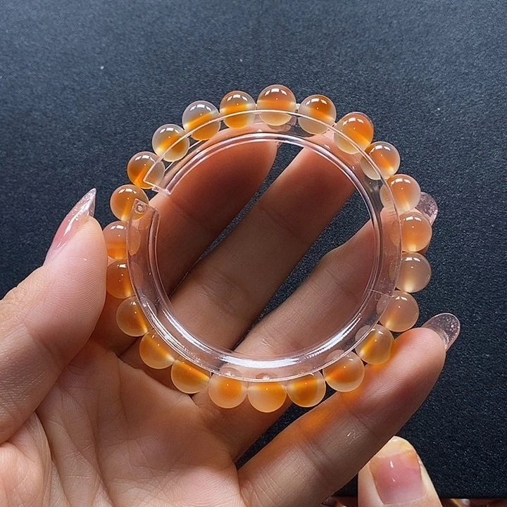 玛瑙/玉髓手链未镶嵌卡8糖心