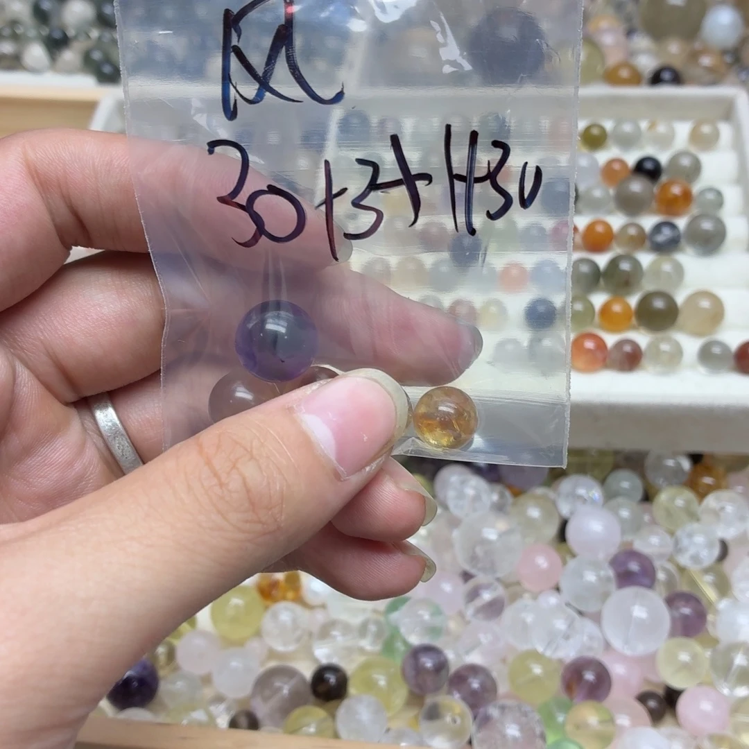 风***）未镶嵌珠宝半成品水晶
