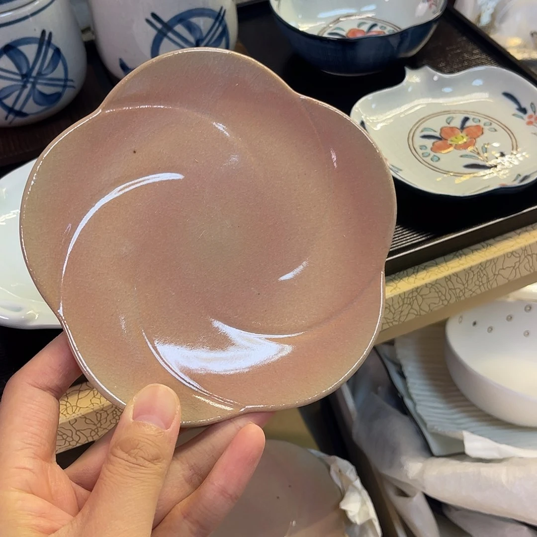 萩烧花朵小盘子来咯13