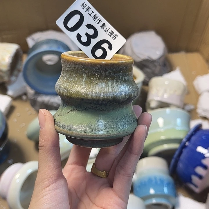 陶瓷盆。       口。5