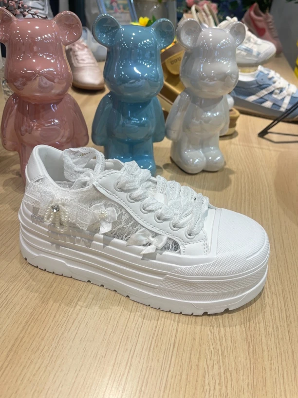 休闲小白鞋夏季板鞋透气休闲板鞋老爹鞋休闲鞋通勤风