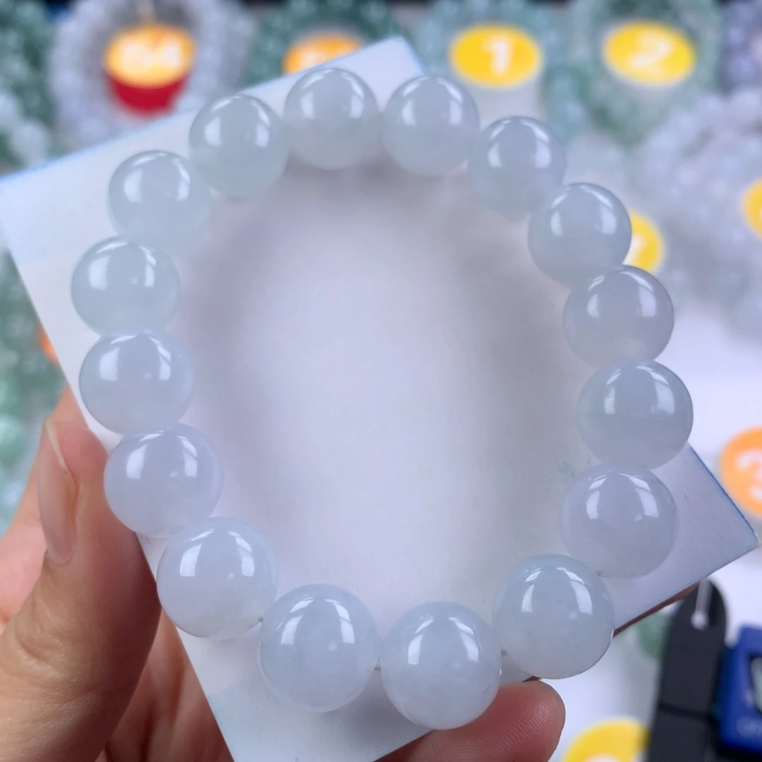 翡翠未镶嵌手链卡13