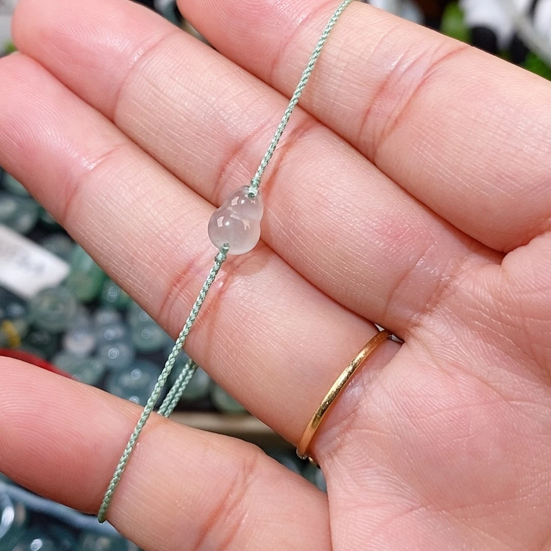 颈饰未镶嵌翡翠葫芦手绳15