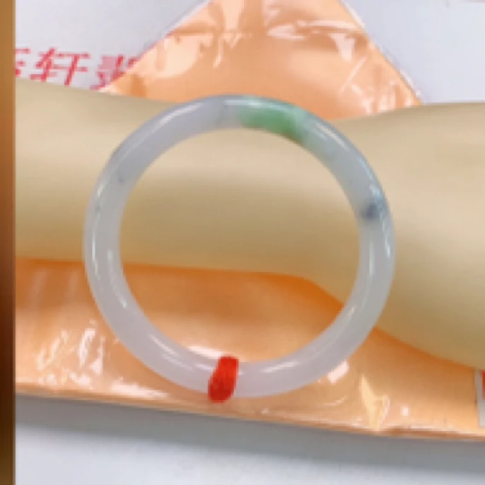 55+圈口圆条翡翠手镯161