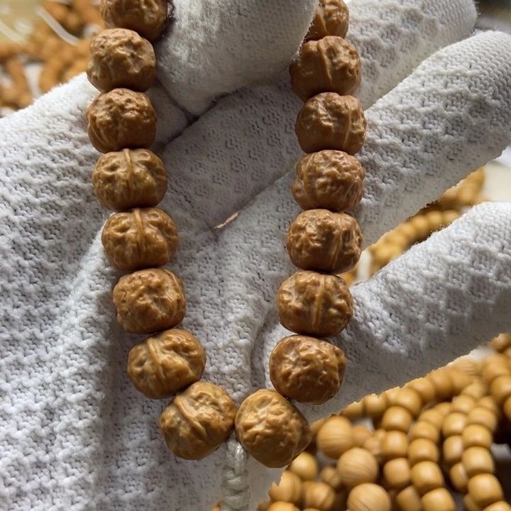 猴头核桃手串W**乀禅宗14手持款原色