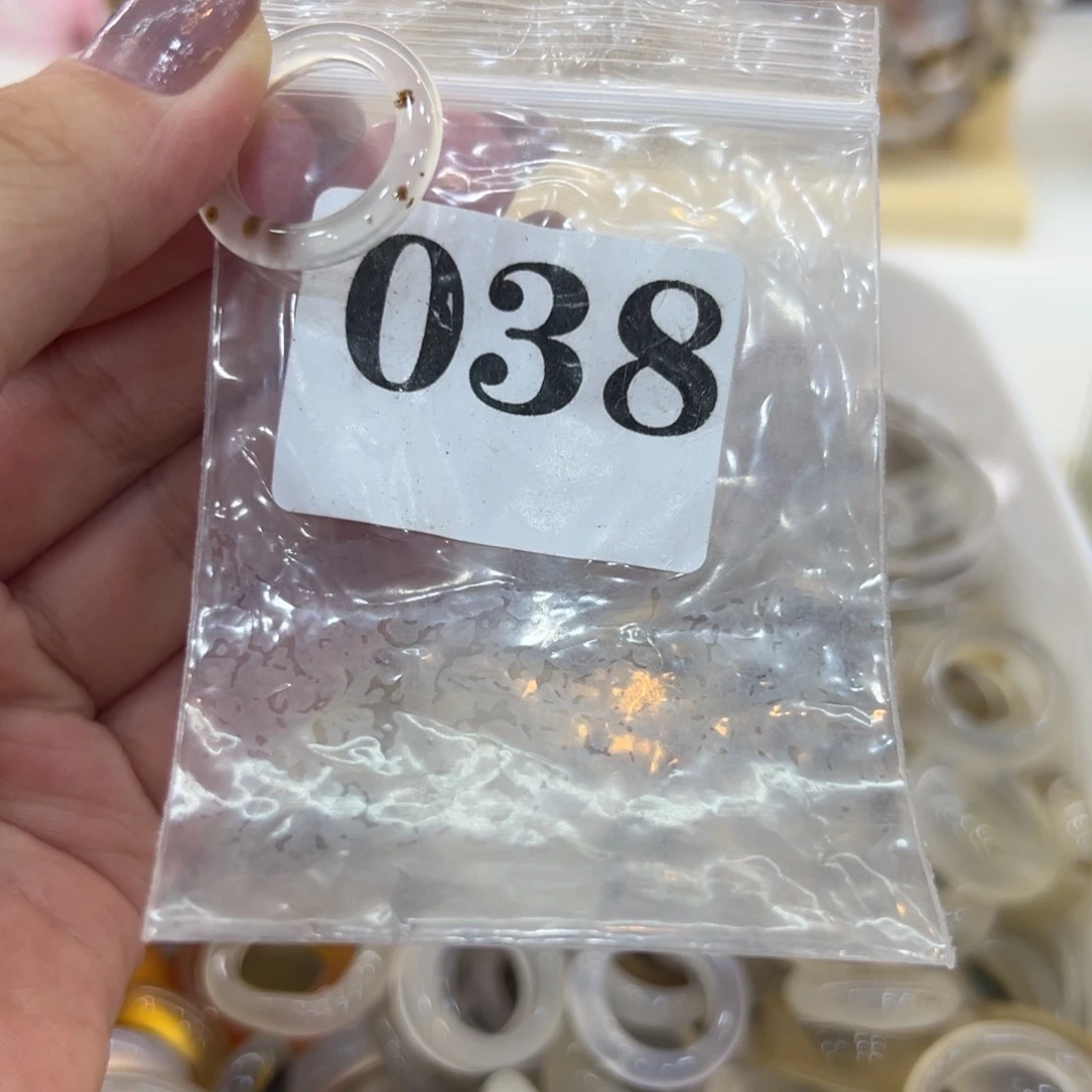 玛瑙/玉髓戒指合金38港13